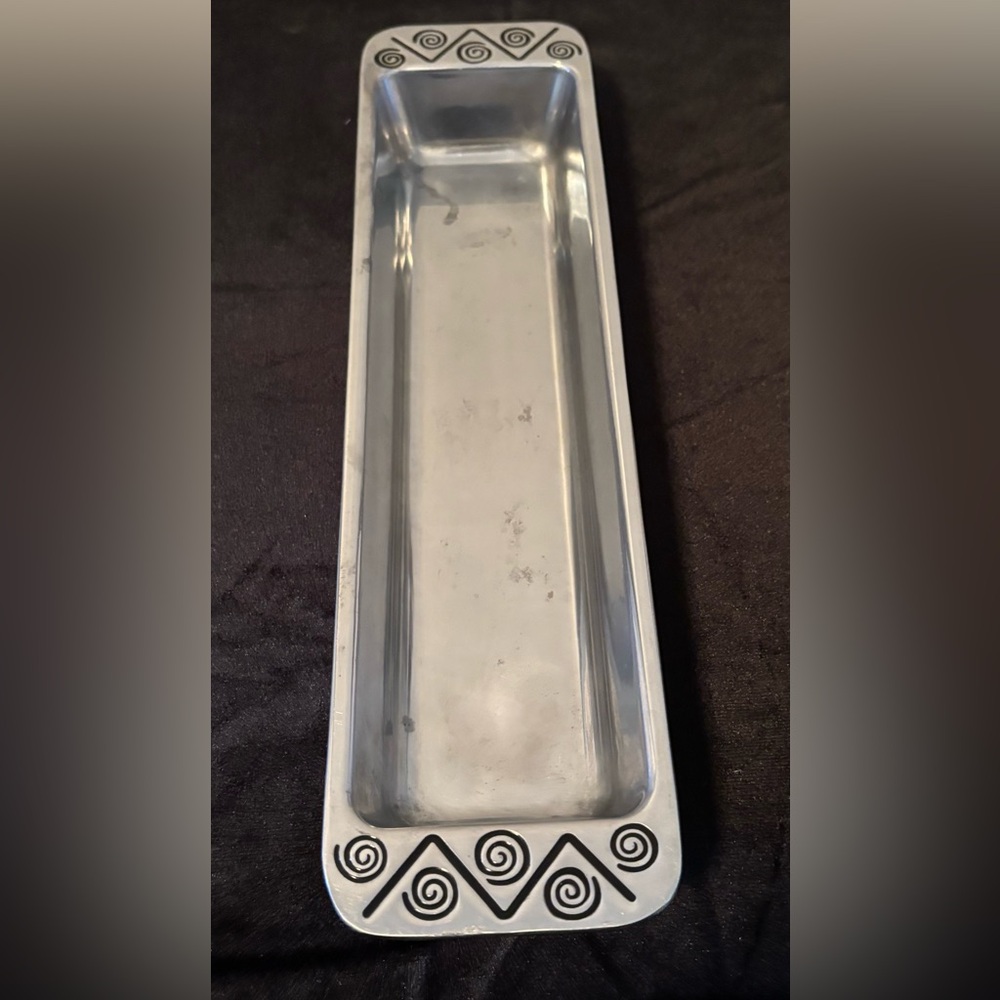 Wilton Armetale Reggae Rectangular Cracker Serving Tray